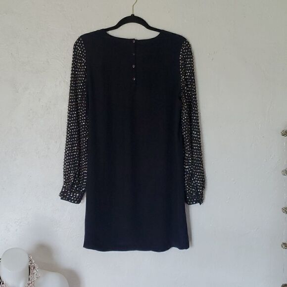 French Connection 100% Silk Long Sleeve Dress Size 4 - Picture 5 of 16